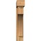 Ekena Millwork Westlake Block Rough Sawn Bracket w/ Offset Brace, Western Red Cedar, 8"W x 38"D x 44"H BKT0806X38X44WTL05RWR - alternate 4